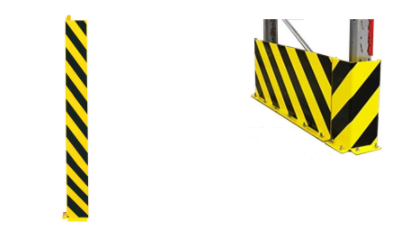 8x Anfahrschutz Kantenschutz Rammschutz Säulenschutz für Regal 30cm hoch  [Artikelpaket]